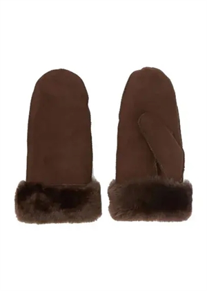 Doa shearling mitten Chocolate Torte Becksøndergaard 